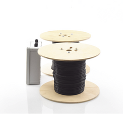 MICALERT Cable Sensor para Paredes, Rejas Rigidas o barandales / 2 zonas de 305 metros / 610 Metros de Protección Total/Tarjeta LPU400/Calibración via software