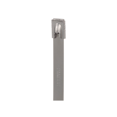 Cincho Pan-Steel™ de Acero Inoxidable 316, de 362mm largo x 7.9mm ancho, Color Metálico, Paquete de 50pz