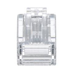 Plug RJ45 Cat5e, Para Cable UTP de Calibres 24-26 AWG, Chapado en Oro de 50 Micras, Paquete de 50 Piezas