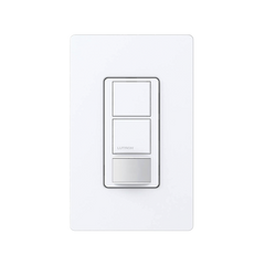 (XCT) Apagador doble con sensor de presencia, ideal para salas de entretenimiento, conferencia, etc.