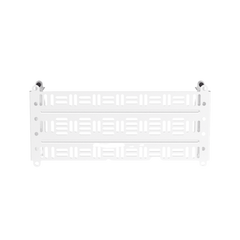 Accesorio Para Montaje de Equipos o Dispositivos en Gabinetes Multipropósito, de Instalación a Presión, de Acero, Color Blanco