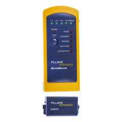 Probador de Mapa de Cableado MicroMapper™, para Verificar Rápida y Fácilmente la Integridad del Cableado de Par trenzado de Ethernet