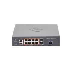 Switch cnMatrix EX2010-P capa 3 de 10 puertos(8 PoE Gigabit 802.3af/at, 2 SFP, 1 consola, 1 MNGMT, 1 USB) administración desde la Nube (MX-EX2010PXA-U)