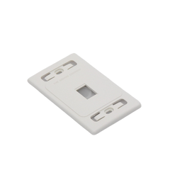 Placa de pared modular MAX, de 1 salida, color blanco