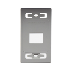 Placa de pared modular MAX, de 2 salidas, color blanco