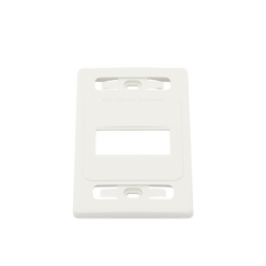 Placa de pared modular MAX, de 3 salidas, color blanco, version bulk (Sin Empaque Individual)