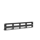 PATCH PANEL MAX VACIO ID VERTICAL UTP 48 PTOS PLANO 2U NEGRO