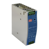 Fuente de poder industrial de 120 W, salida 12 Vcc, entrada 90~264 VCA, para montaje en riel DIN,