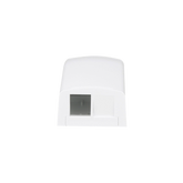Caja de Montaje en Superficie, Para 2 Módulos Keystone, Color Blanco