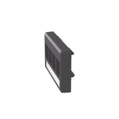 Placa de Mobiliario Modular Estándar, Salidas Para 4 Puertos Keystone, Color Negro