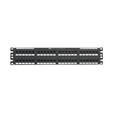 Panel de Parcheo de Impacto 110, Plano, Categoría 5e, de 48 Puertos, 2UR