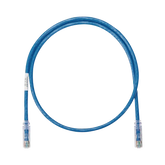 Cable de Parcheo UTP Categoría 6, con Plug Modular en Cada Extremo - 0.3 Metros (1 Pie) - Azul