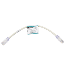 Cable de parcheo UTP Categoría 6, con plug modular en cada extremo - 1 ft (30.48 cm) - Blanco