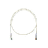 Cable de Parcheo UTP Categoría 6, con Plug Modular en Cada Extremo - 1 Metro (3.28 Pies) - Blanco Mate
