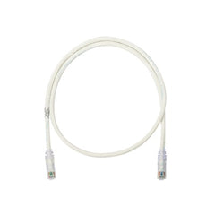 Cable de Parcheo UTP Categoría 6, con Plug Modular en Cada Extremo - 1 Metro (3.28 Pies) - Blanco Mate