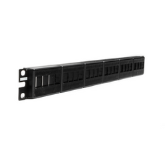 Panel de Parcheo Modular Keystone (Sin Conectores), de 24 Puertos, Espacio Para Identificación con Etiqueta Adhesiva, 1UR