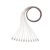 Kit de 12 Pigtails con Conector LC, Multimodo 50/125 OM4, 900um, de 1 Metro (3.28 Pies)