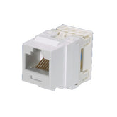 Conector Jack Estilo 110 (de Impacto), Tipo Keystone, Categoría 6, de 8 Posiciones y 8 Cables, Color Marfil