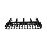Organizador de Cables Horizontal NetManager de Alta Densidad, Doble (Frontal y Posterior), Para Rack de 19in, 1UR, Color Negro