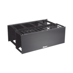 Organizador de Cables Horizontal NetManager de Alta Densidad, Doble (Frontal y Posterior), Para Rack de 19in, 4UR