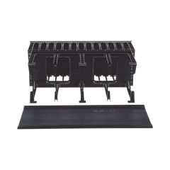 Organizador de Cables Horizontal NetManager de Alta Densidad, Doble (Frontal y Posterior), Para Rack de 19in, 4UR