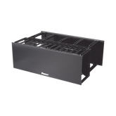 Organizador de Cables Horizontal NetManager de Alta Densidad, Doble (Frontal y Posterior), Para Rack de 19in, 4UR