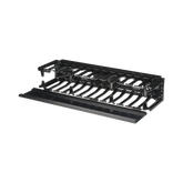 Organizador de Cables Horizontal NetManager de Alta Densidad, Sencillo (Solo Frontal), Para Rack de 19in, 2UR
