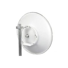 Antena Direccional de alto rendimiento / diámetro de 60 cm / 5.9-7.2 GHz / Ganancia 30 dBi / SLANT de 45 ° y 90 ° / Ideal para 30 km / Conector N-Hembra / Montaje y jumpers incluidos.