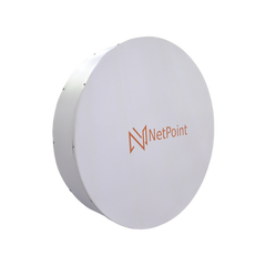 Antena Direccionales Blindada para radio C5X, B5X, C6X, B6X / tecnología Twist-on para radios de guía de onda / 4.9-6.4 GHz / Ganancia 34 dBi / Ideal para hasta 50 km / Montaje incluido.