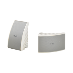 Altavoz de Montaje en Superficie de 2 vias | Woofer 5.25'' | Tweeter 1'' | Media Intemperie| 6 ohms | Par | Color Blanco