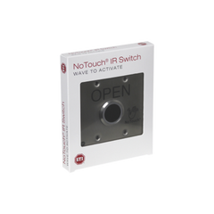 Interruptor IR NoTouch® de Acero Inoxidable, Salida Doble, ABIERTO