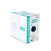Bobina de Cable UTP 305 Metros (1000 Pies) de Cobre, NetKey, Gris Claro, Categoría 5e (24 AWG), Riser (CMR), de 4 Pares