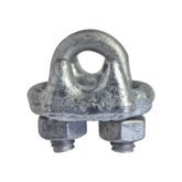 Nudo/ Perro/ Abrazadera Acero Forjado para Cable de 5/16", Galv. por Inmersión en Caliente.