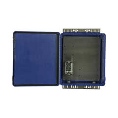 Gabinete de Seguridad para Wireless, NEMA 4X, IP66, de 356 x 305 x 152 mm, Color Azul