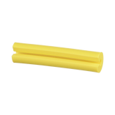 Manguito Porta Etiquetas de Identificación, Para Fibra Simplex de 2 mm, 0.08 Pulgadas (2 mm) de Largo, Color Amarillo, Paquete de 100pz
