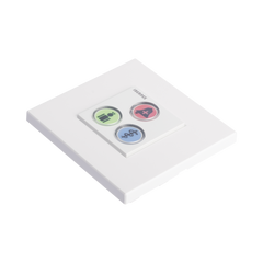 Modulo de 3 Botones iluminados con Lector RFID 125 KHz / Alarma / Cancelar y Código Azul / BUS RS485 / Compatible con NX0019/B, NX1021 y NX0015