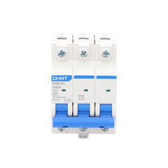Pastilla para Riel Din, 3 Polos, 40 Amp, Vca:110/415v, 6kA, Catálogo: NXB633PD40, Serie: NXB-63.