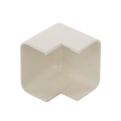 Esquinero exterior, para uso con canaleta LD10, material ABS, Color Blanco Mate