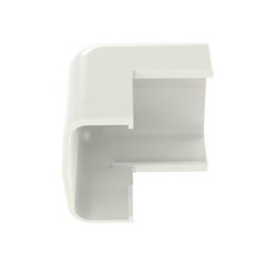Esquinero exterior, para uso con canaleta LD5, material ABS, Color Blanco Mate