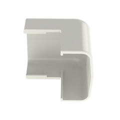 Esquinero exterior, para uso con canaleta LD5, material ABS, Color Blanco Mate