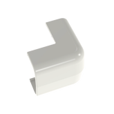 Esquinero exterior, para uso con canaleta LD5, material ABS, Color Blanco Mate