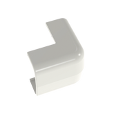 Esquinero exterior, para uso con canaleta LD5, material ABS, Color Blanco Mate