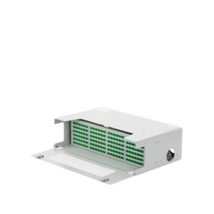 Distribuidor de Fibra Óptica para 144 Empalmes, con 144 Acopladores SC/APC y 144 Pigtails SC/APC, 19, 3 UR