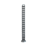 Organizador de cables vertical articulado, ideal para llevar los cables del piso a mesa o a la cubierta del escritorio de manera segura
