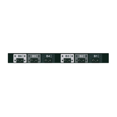 PDU Básico para Distribución de Energía, Plug de Entrada Trifásico CS8365C, Con 6 Contactos C19, Instalación Horizontal de 19in, 1UR, 50 Amp, 208 Vca
