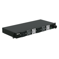 PDU Básico para Distribución de Energía, Plug de Entrada Trifásico CS8365C, Con 6 Contactos C19, Instalación Horizontal de 19in, 1UR, 50 Amp, 208 Vca