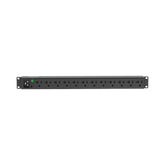 PDU Básico para Distribución de Energía, Enchufe de Entrada NEMA L5-20P, Con 12 Contactos NEMA 5-20R, Instalación Horizontal de 19in, 1UR, 20 Amp, 120 Vca