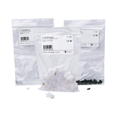 Plug RJ45 Cat6, Para Cable UTP Calibre 23 a 26 AWG, Chapado en Oro de 50 Micras, Bolsa con 50 Piezas