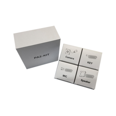 KIT de Accesorios para el modelo PA2F, incluye cámara, micrófono, parlante y botón, múltiples aplicaciones