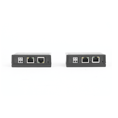 Kit extensor IP y PoE por cable UTP CAT5E hasta 500 mts @ 100 mbps